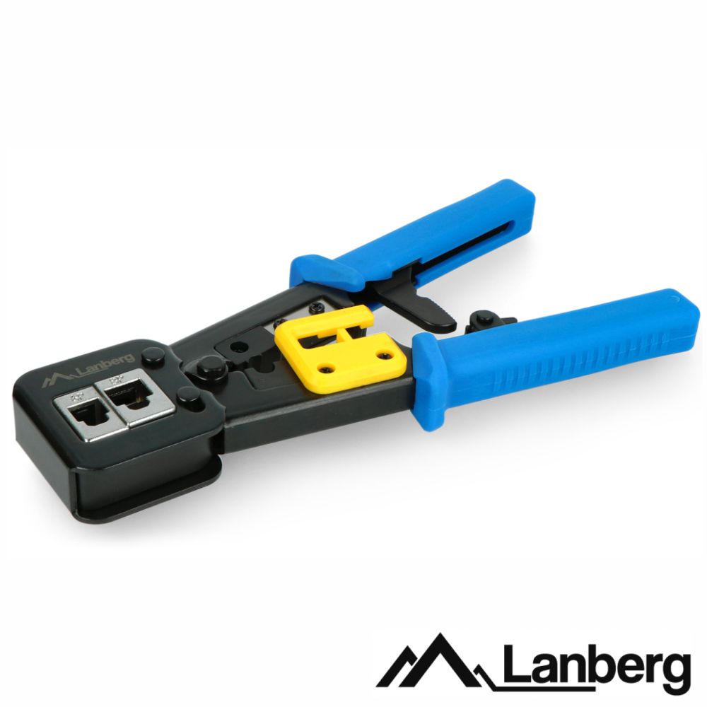 Alicate De Cravar 6P6C/6P4C/8P8C/Rj12/Rj45 Passante Lanberg - Tauu,pt