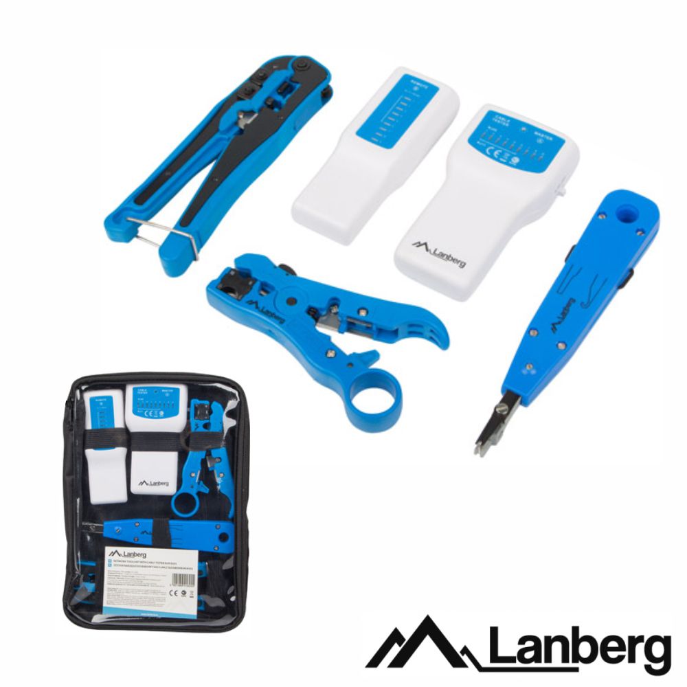 Conjunto De Ferramentas De Rede Lanberg - Tauu.pt