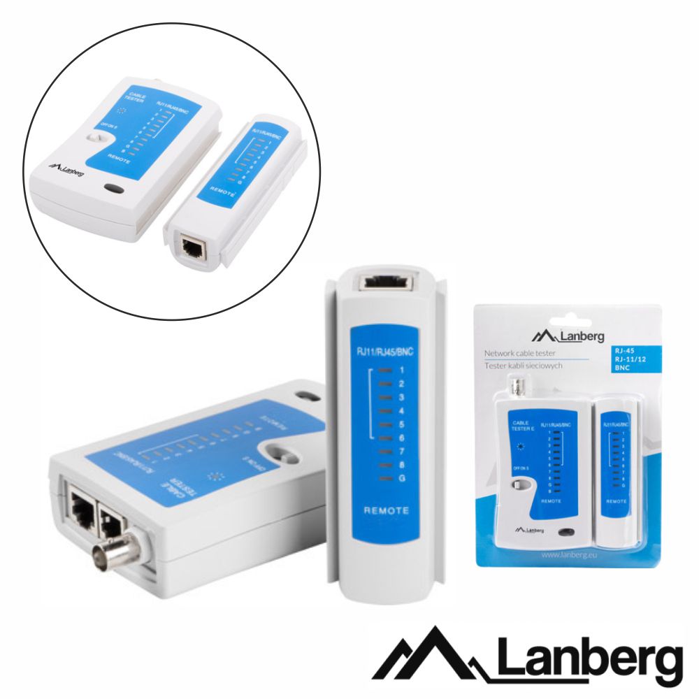 Testador De Cabos Rede Rj45 Lanberg - Tauu.pt