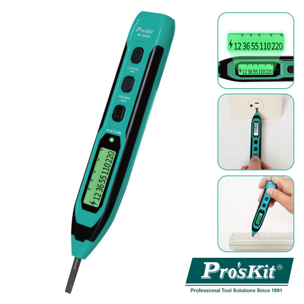 Detetor De Voltagem C/ Lcd Proskit - Tauu.pt