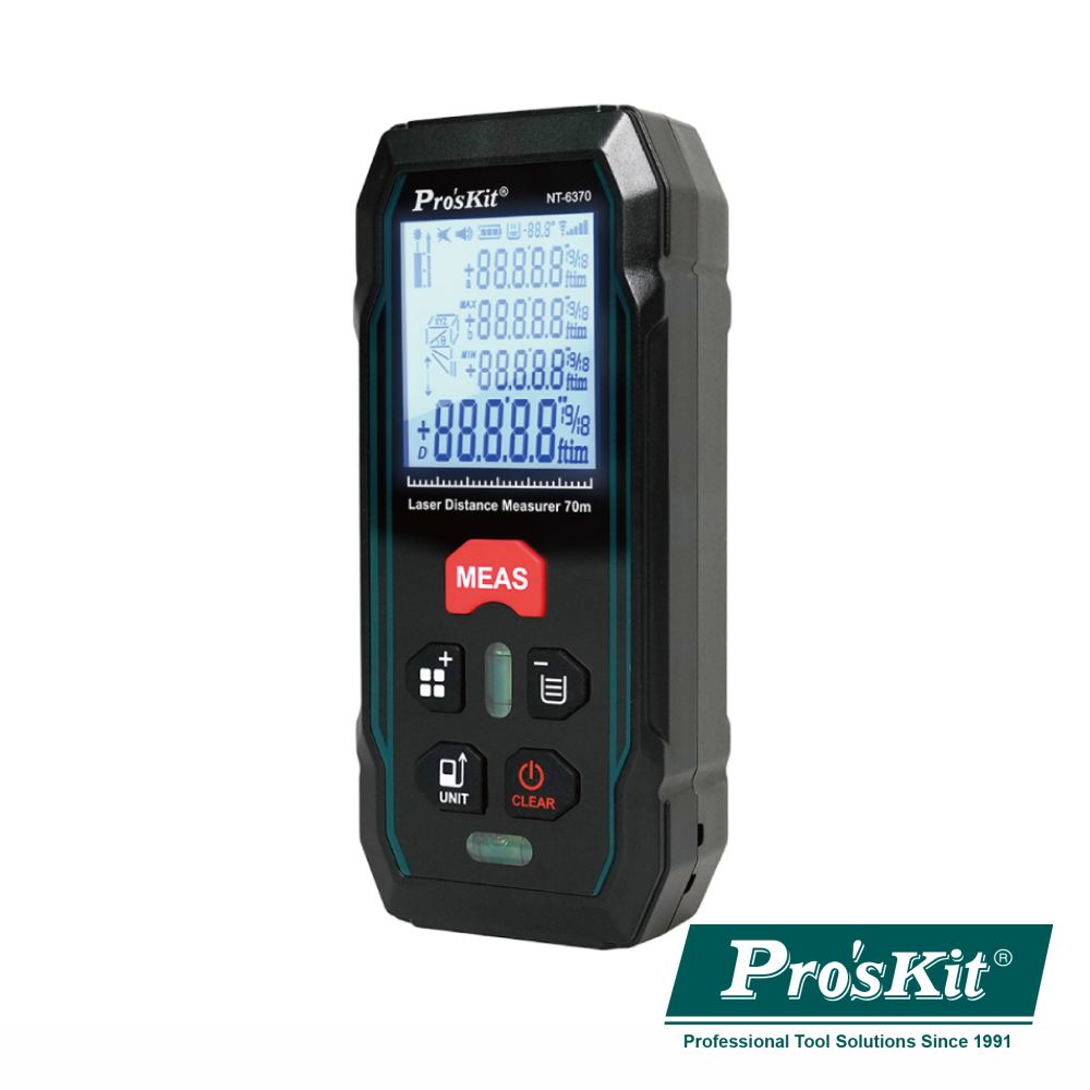 Medidor De Distâncias Digital A Laser C/ Nível 70M Proskit - Tauu.pt