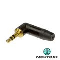 Ficha Jack Macho 3,5Mm Angular Preta Neutrik - Tauu,pt
