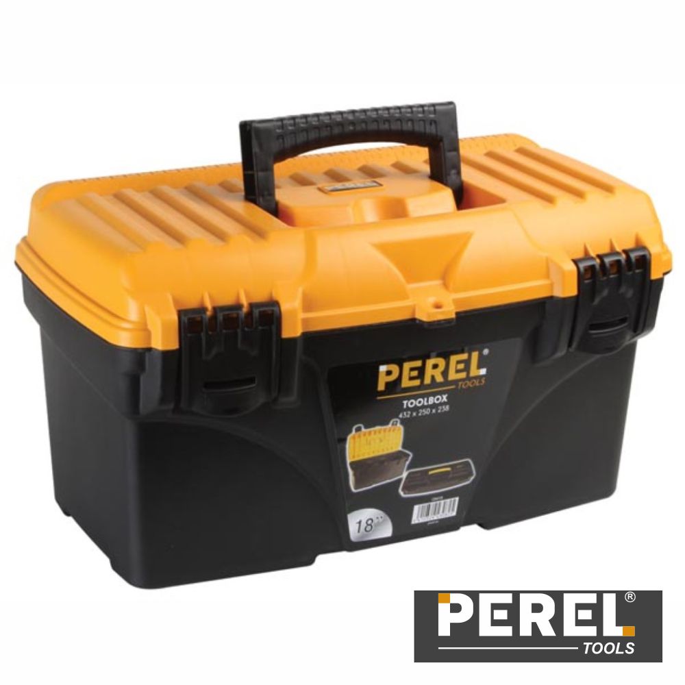 Caixa Ferramentas 432X250X238Mm Perel - Tauu.pt