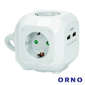 Extensão Elétrica 4X Schuko 2X Usb-A 1.4M Orno - Tauu.pt