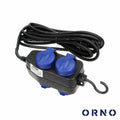 Extensão Elétrica Adaptadora 4X Schuko 5M Ip44 Orno - Tauu.pt