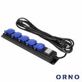 Extensão Elétrica 5X Schuko C/ Interruptor 2P+E 3M Ip44 Orno - Tauu.pt
