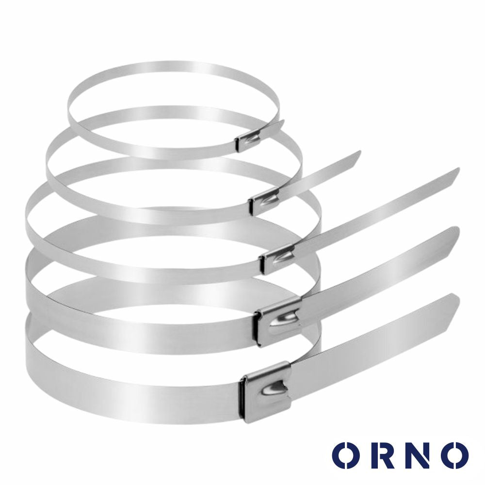 Conjunto 100 Abraçadeiras Em Aço Inoxidável Orno - Tauu.pt
