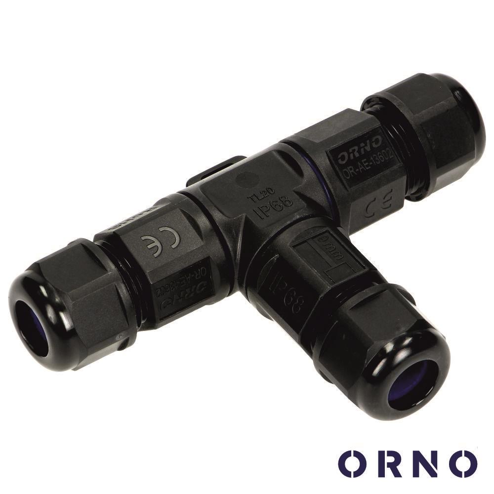 Ligador Em T 3 Condutores 25A 450V Ip68 Orno - Tauu.pt