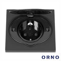 Tomada Encastrar 1X Schuko Ip55 3680W Preta Virone - Tauu.pt