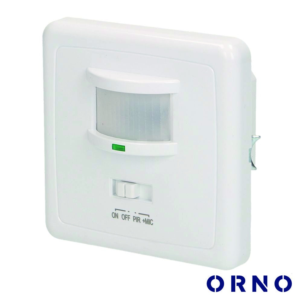 Detector De Movimentos E Som Pir P/ Encastrar Branco Orno - Tauu.pt