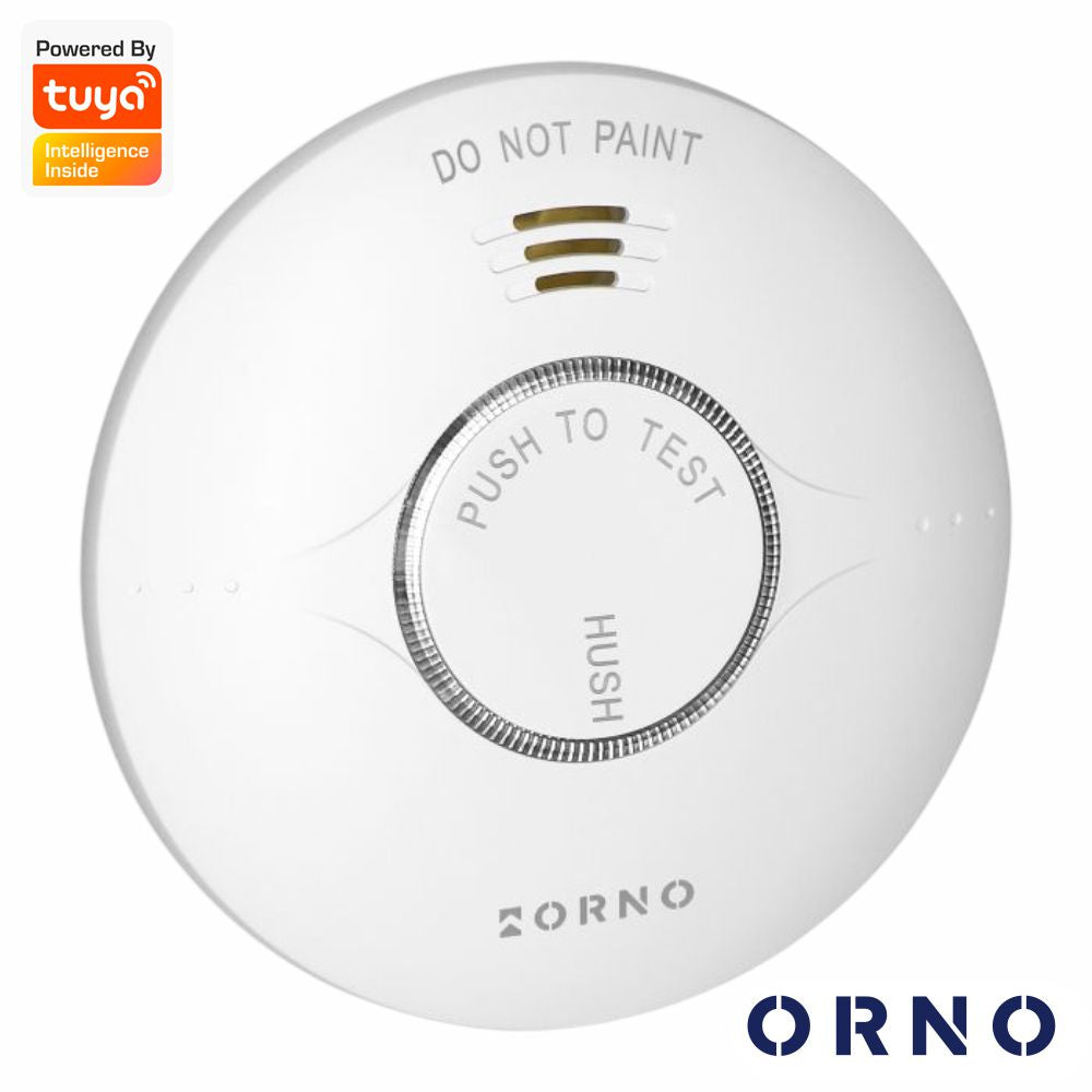 Detetor De Fumo S/ Fios Smart Wi-Fi 2Xaa Tuya Orno - Tauu.pt