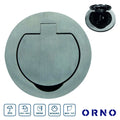 Tomada Elétrica Encastrar 1X Schuko Cinzenta Ø95Mm Orno - Tauu.pt
