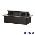 Tomada Elétrica Encastrar 2X Schuko 2X Usb Cinzenta Orno - Tauu,pt