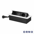 Tomada Elétrica Encastrar 2X Schuko 2X Usb Branco Orno - Tauu.pt