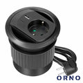 Tomada Elétrica Encastrar 1X Schuko 2X Usb Pd Preto Orno - Tauu,pt