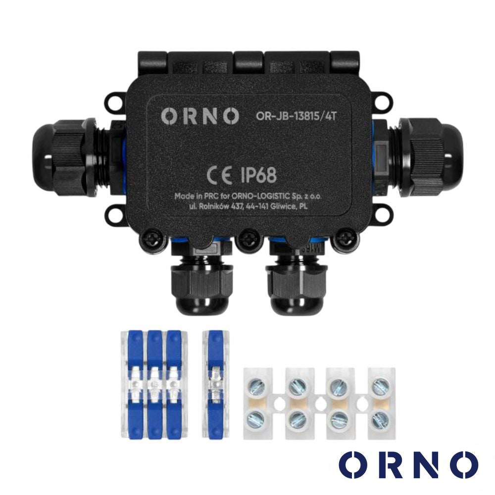 Caixa De Derivação Estanque 4 Vias Ip68 Ik09 Orno - Tauu.pt