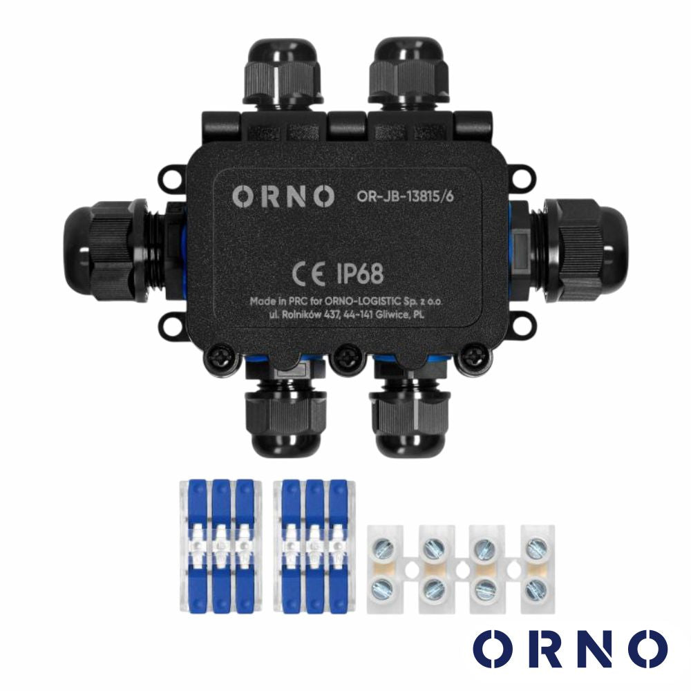 Caixa De Derivação Estanque 6 Vias Ip68 Ik09 Orno - Tauu.pt