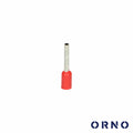 Terminal Ponteira Isolado 0,1Mm 100X Vermelho Orno - Tauu,pt