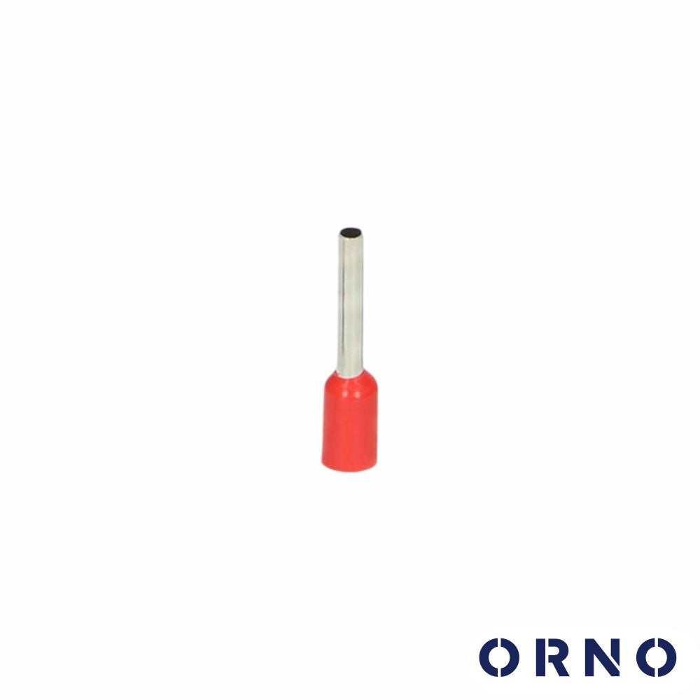 Terminal Ponteira Isolado 0,1Mm 100X Vermelho Orno - Tauu,pt