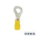 Terminal Redondo Isolado 6Mm 100X Amarelo Orno - Tauu.pt
