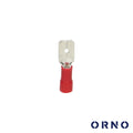 Terminal Faston Macho Isolado 6,3Mm 10X Vermelho Orno - Tauu,pt