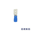 Terminal Faston Macho Isolado 6,3Mm 10X Azul Orno - Tauu,pt