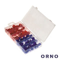 Conjunto De 50 Terminais Quick Splice Azul/Vermelho Orno - Tauu.pt