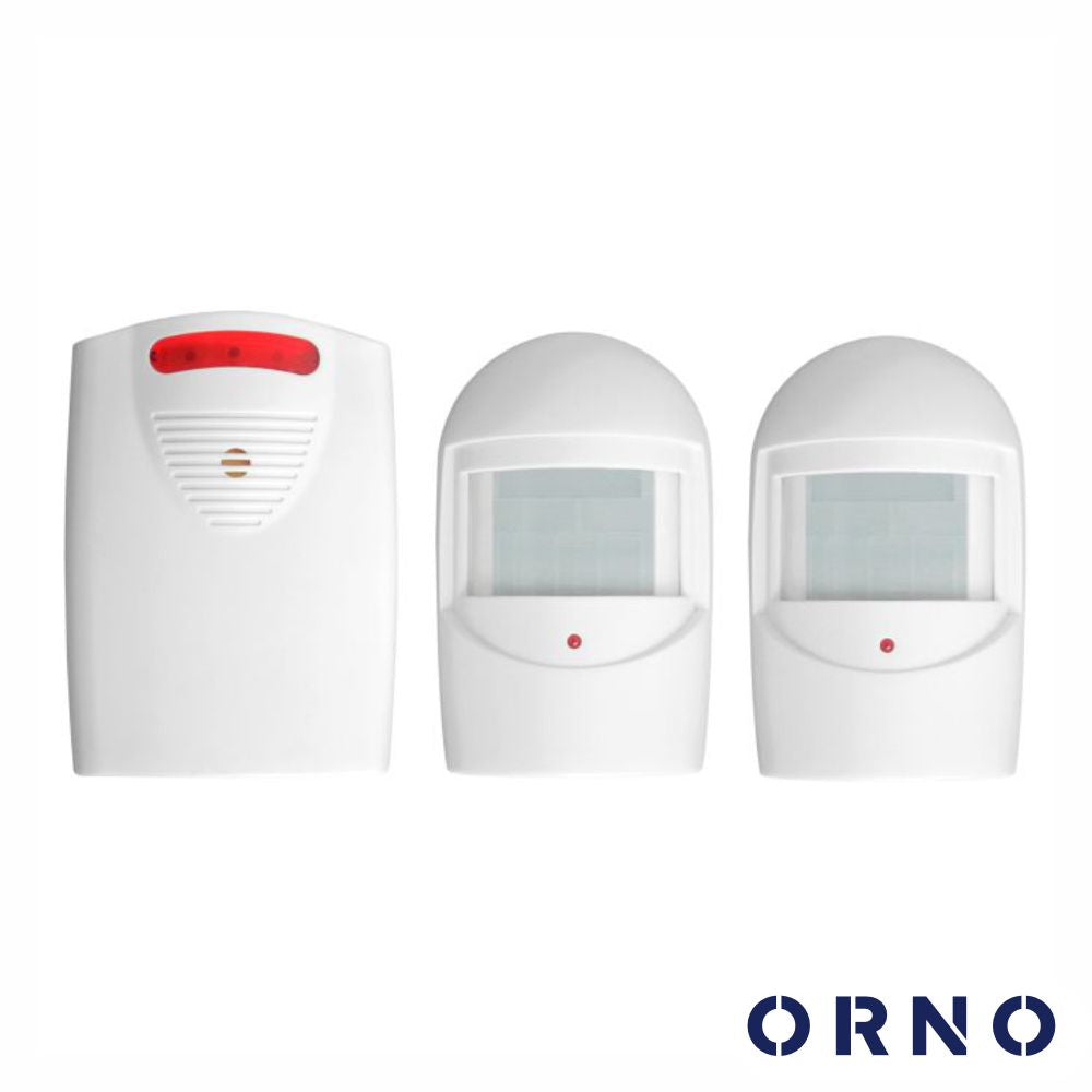 Alarme C/ 2X Sensores Movimento Pir 120M Ip44 Orno - Tauu,pt