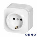 Tomada Elétrica Superfície 1X Schuko Orno - Tauu,pt
