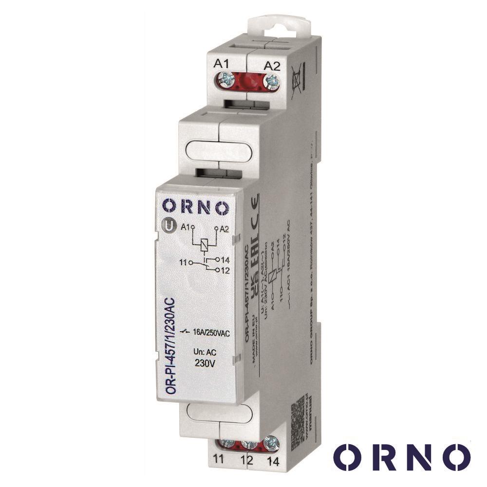 Contactor 1P 230Vac 16A Orno - Tauu,pt