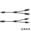 Conjunto De Adaptadores Em Y P/ Fichas Solares 2Xmc4 Orno - Tauu.pt