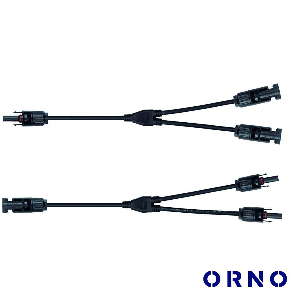 Conjunto De Adaptadores Em Y P/ Fichas Solares 2Xmc4 Orno - Tauu.pt
