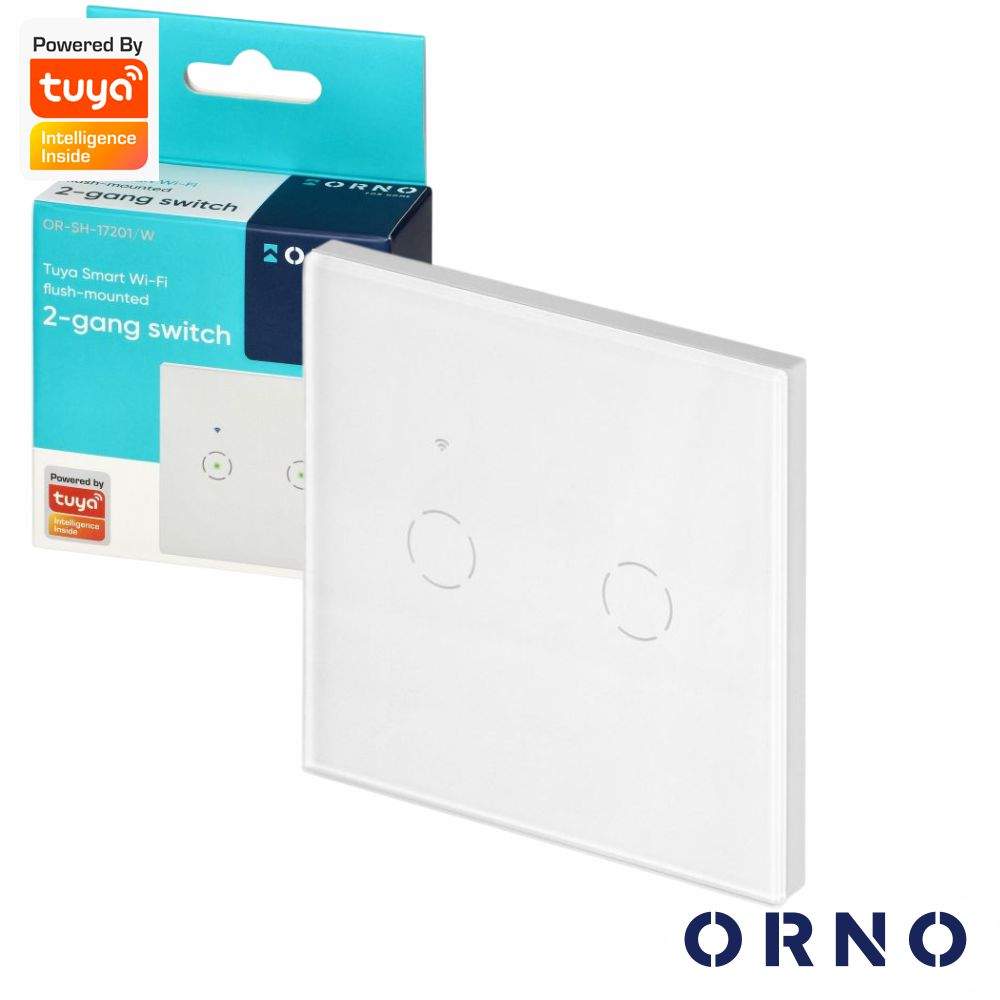 Interruptor Parede Wifi C/ Painel Tátil De 2 Vias Orno - Tauu.pt