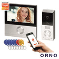Vídeo Porteiro C/ Lcd 7" Cores Leds E Leitor Rfid Tuya Orno - Tauu,pt
