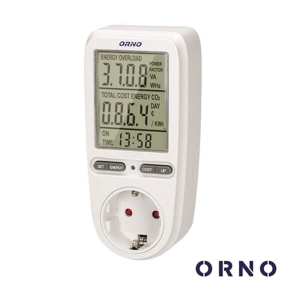 Contador De Energia 230V/16A C/ Tomada Orno - Tauu,pt