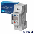 Contador De Energia 230V/80A 2 Módulos P/ Calha Din Orno - Tauu,pt