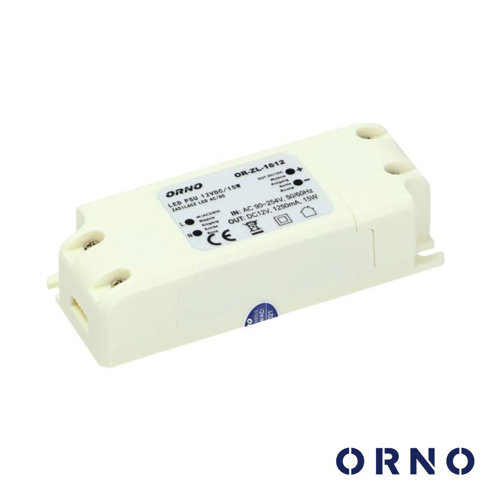 Fonte De Alimentação P/ Fitas Led 12V 15W 1,25A Orno - Tauu,pt