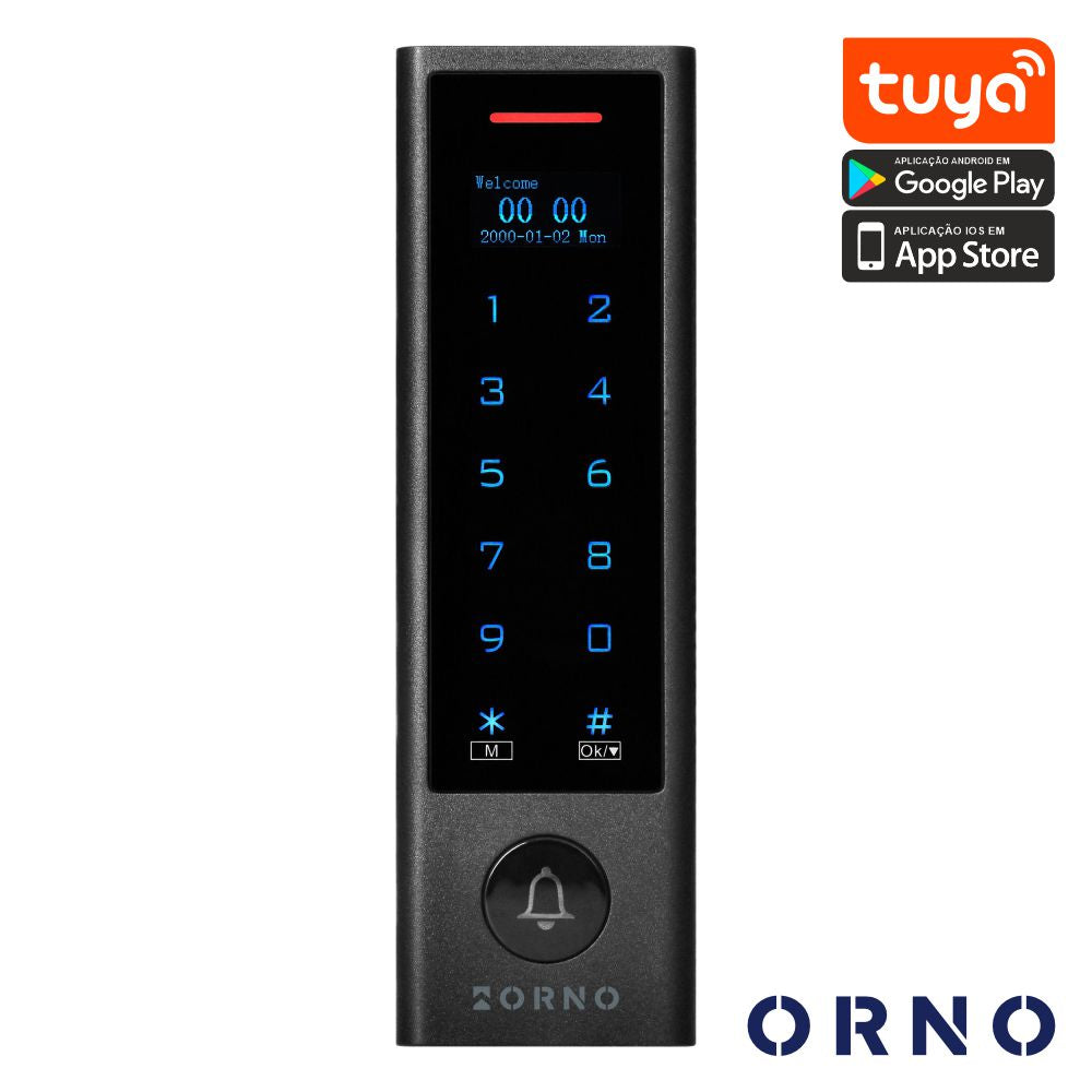 Leitor De Controlo De Acessos Rfid C/ Código Pin Wifi Orno - Tauu,pt