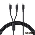 Cabo 1X Usb-C / 2X Usb-C 100W 1,5M Pudding Baseus - Tauu,pt