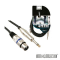 Cabo Xlr 3P Fêmea / Jack 6.35Mm Macho 6M Mn Hq Power - Tauu.pt