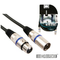 Cabo Xlr 3P Macho / Xlr 3P Fêmea 6M Hq Power - Tauu.pt