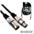 Cabo Xlr 3P Macho / Xlr 3P Fêmea 10M Hq Power - Tauu.pt