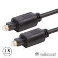 Cabo Fibra Óptica Toslink-Toslink M/ M 1.5M Velleman - Tauu.pt
