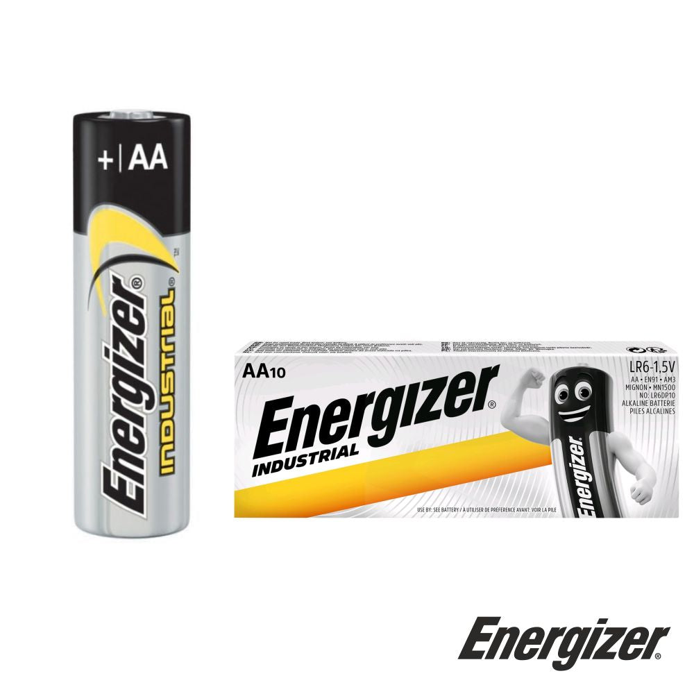 Pilha Alcalina Lr6/Aa 1,5V 10X Industrial Energizer - Tauu,pt