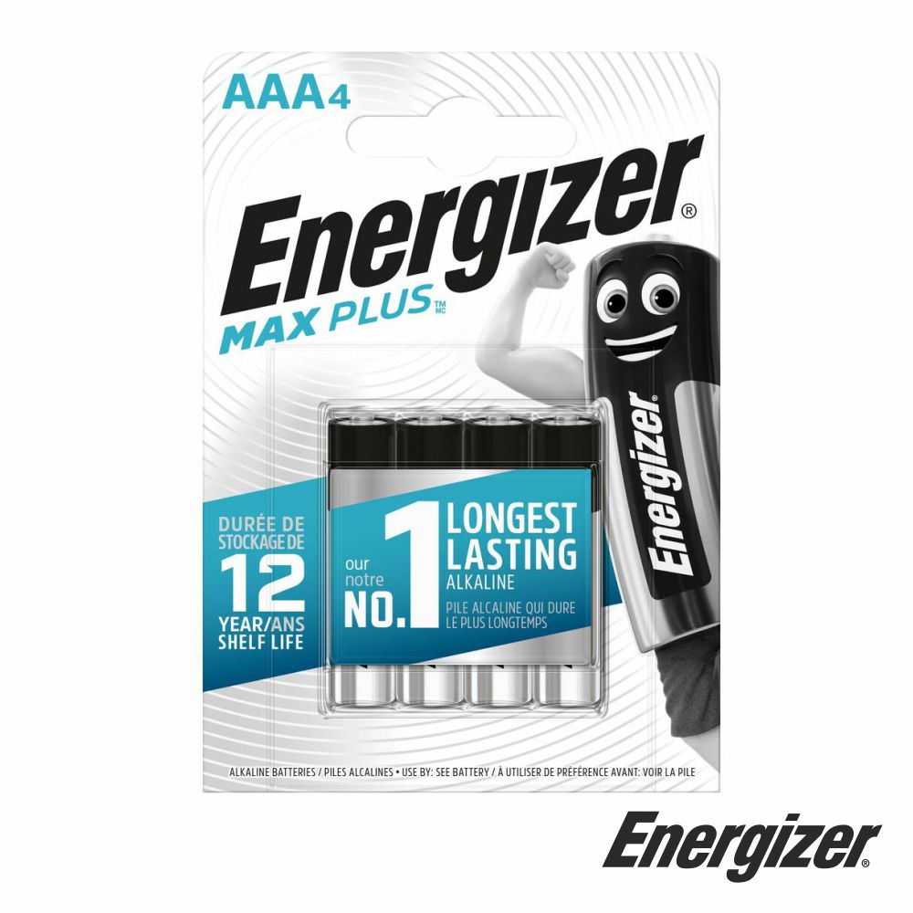 Pilha Alcalina Aaa 1,5V 4X Max Plus Energizer - Tauu,pt