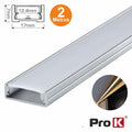 Perfil De Alumínio P/ Fita Leds 2M Prok - Tauu,pt
