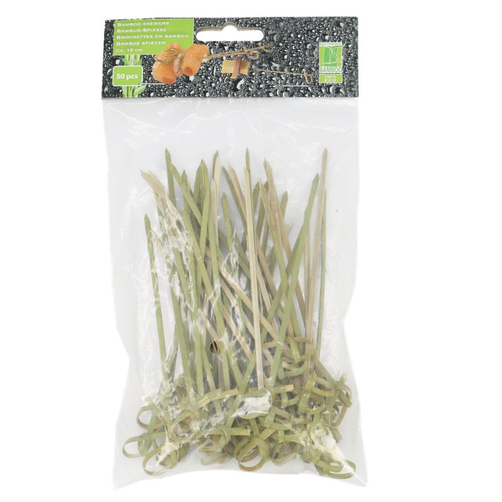 Palitos De Bambu P/ Espetos De Festa 50Pcs - Tauu,pt