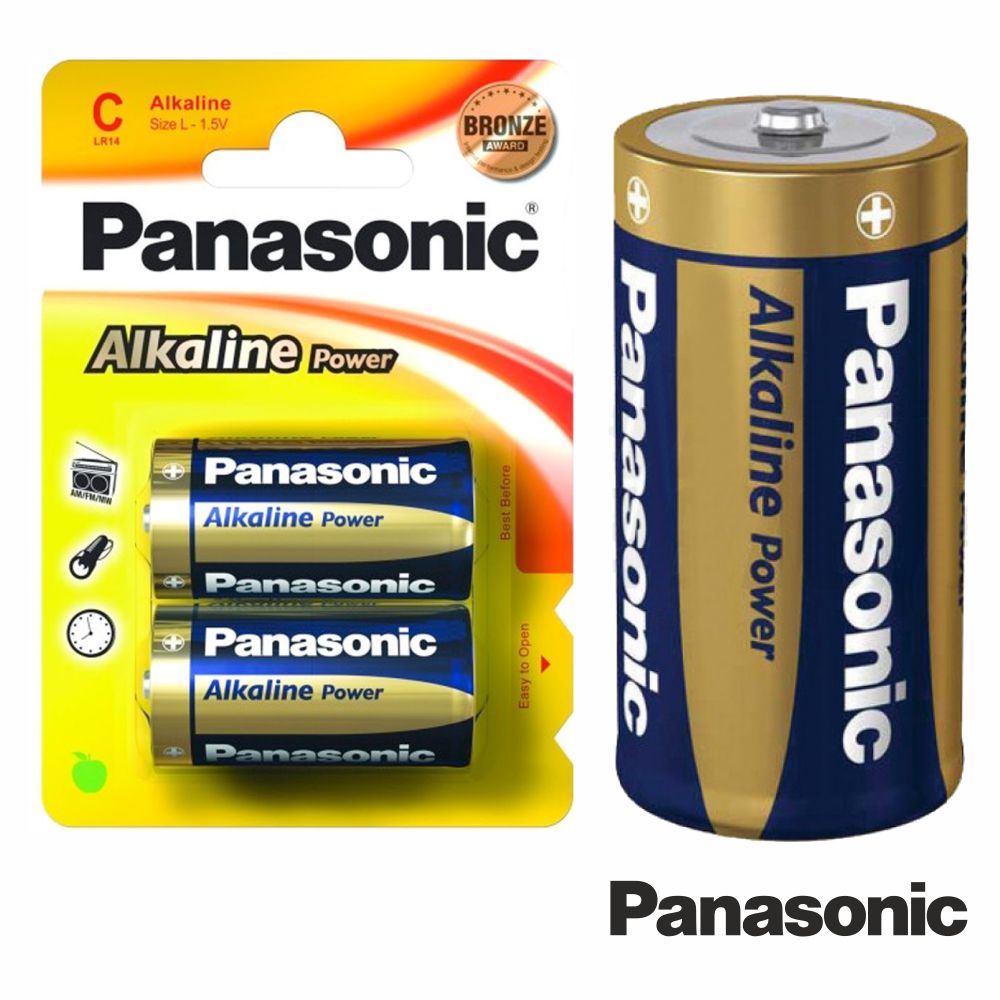 Pilha Alcalina Lr14/C 1.5V 2X Blister Panasonic - Tauu.pt