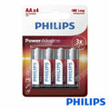 Pilha Alcalina Lr6/Aa 1,5V 4X Power Life Philips - Tauu.pt