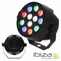 Projetor Par C/ 12 Leds 1W Cree Rgbw Dmx Mic Ibiza - Tauu.pt